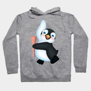 Penguin dancing in the new year Hoodie